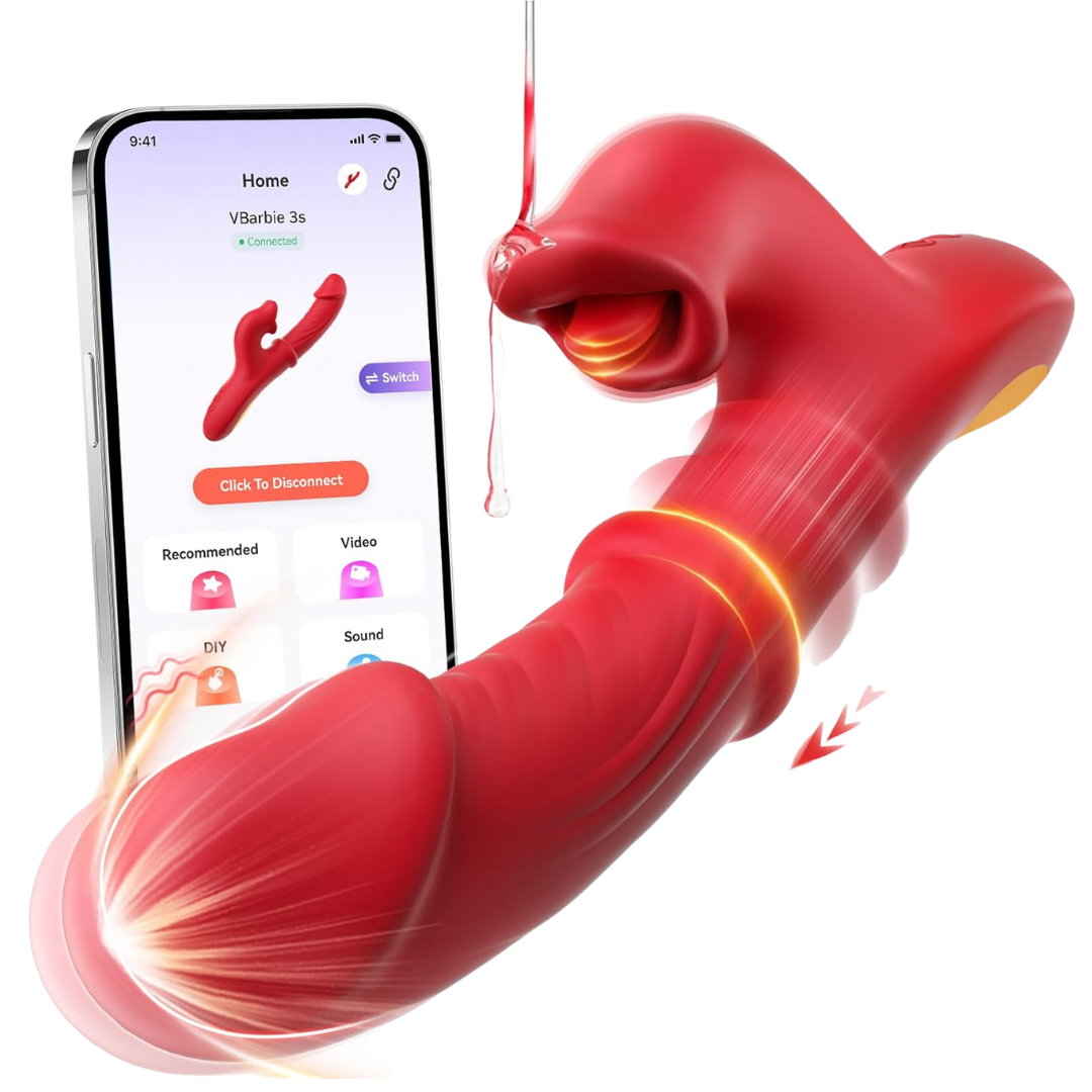 Thrusting Rabbit Vibrator with Sliding Ring G-Spot & Licking Modes Just Cool Thing Thrusting Rabbit Vibrator with Sliding Ring G-Spot & Licking Modes Just Cool Thing
