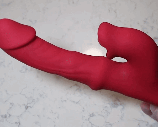 Passion Thrusting Vibrator with Sliding Ring