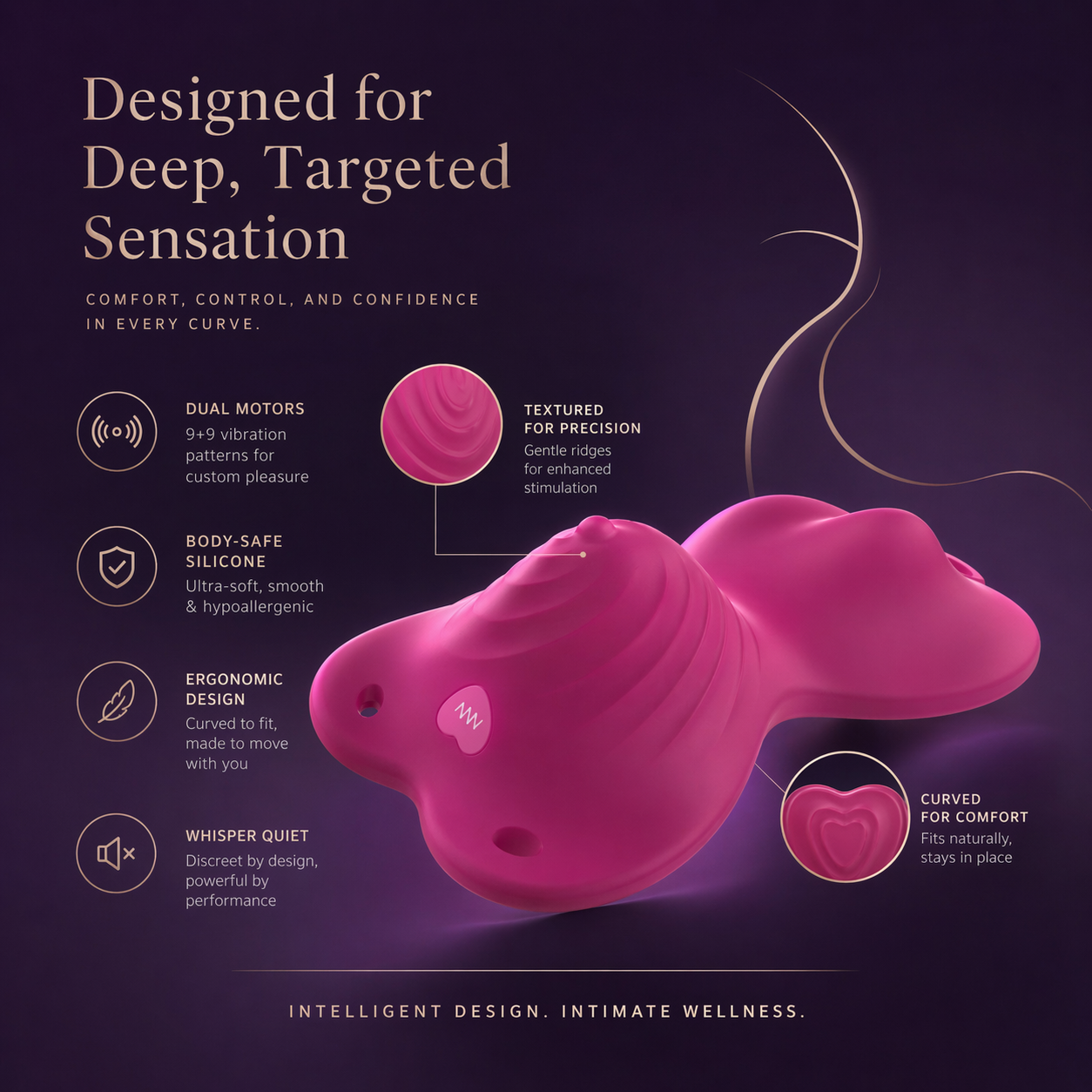 Butterfly Remote Control Scissoring Vibrator