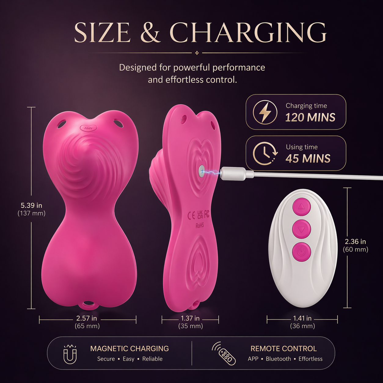 Butterfly Remote Control Scissoring Vibrator
