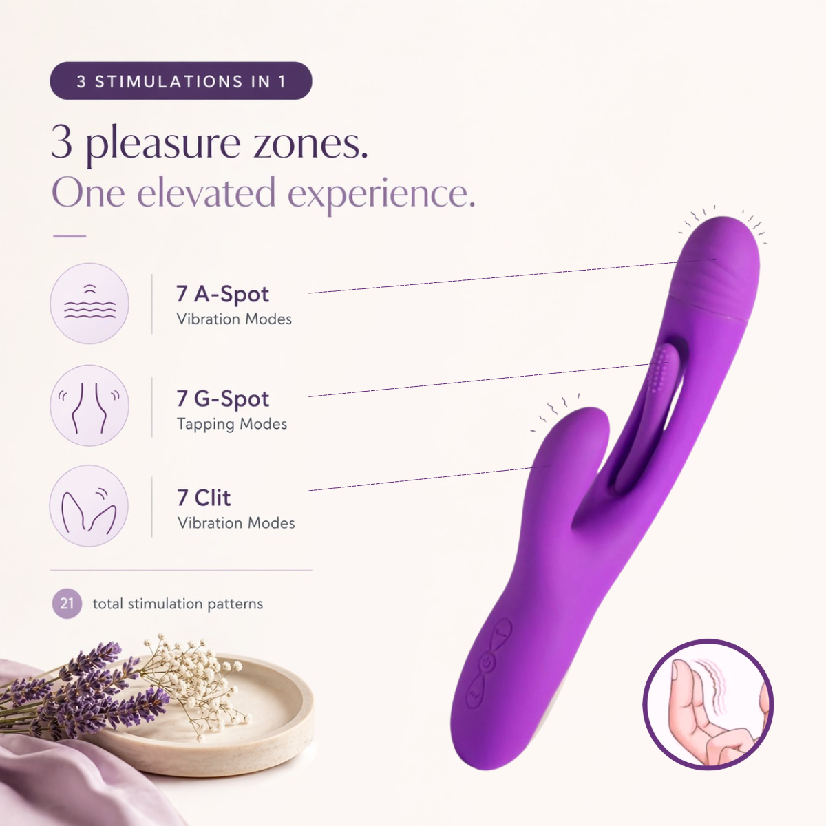 Thor Rabbit Fingering G-Spot Vibrator