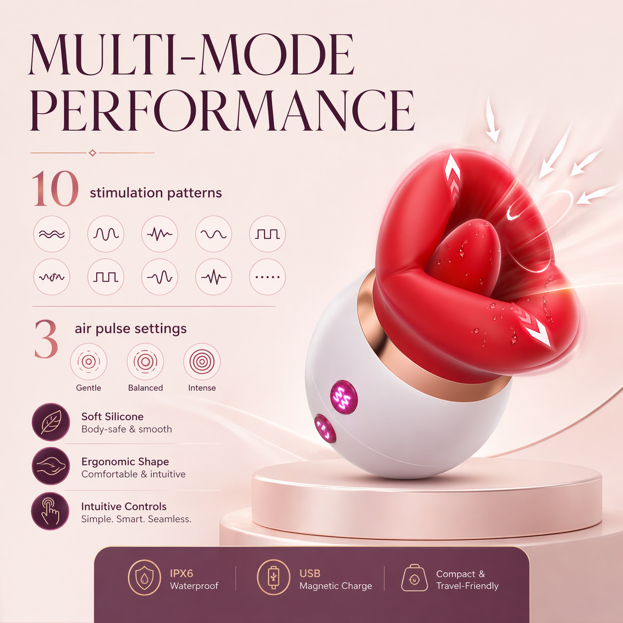 Mouth Master Tongue Vibrator