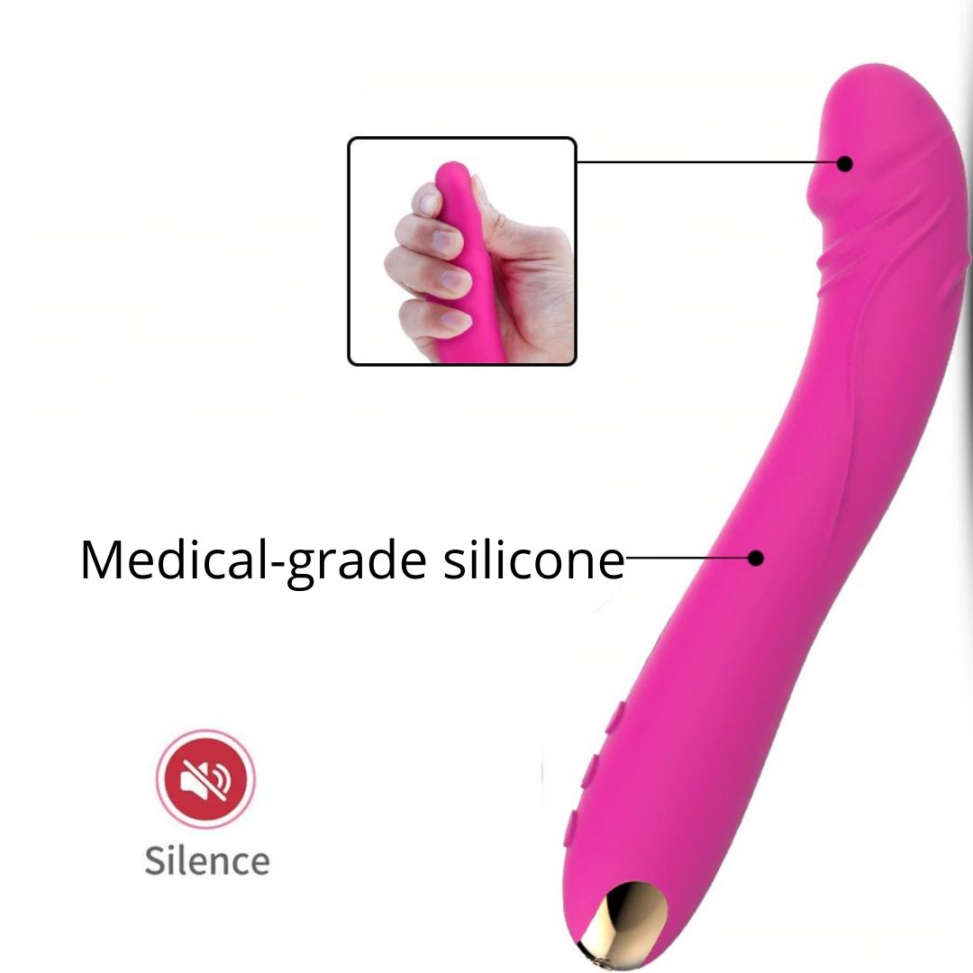 G Spot Dildo Vibrator - 8 Seconds to Climax Finger Shaped Waterproof Vibes for Women - 10 Vibrations Clit Nipple Personal Wand Massagers - Adult Female Sex Toys