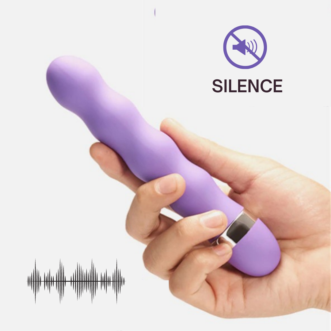 purple G Spot Vibrator Dildo with 5 Vibration Modes, Soft Silicone Powerful Vibrating Massagers for Clitoral Vagina and Anal Stimulation, Adult Sex Toys for Women or Men